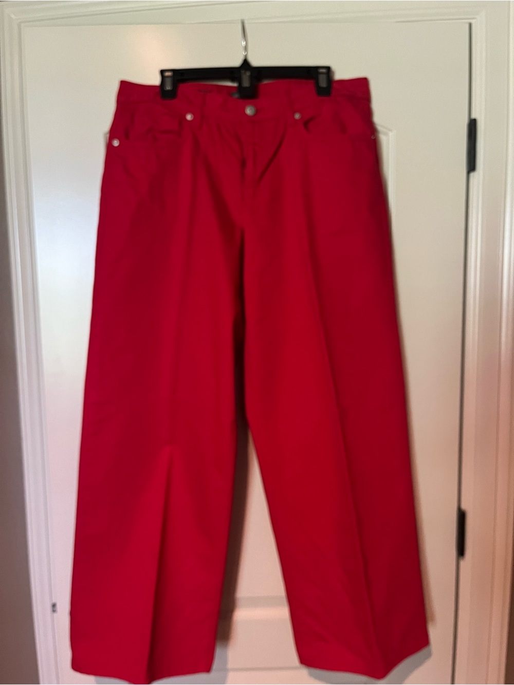 Wild Fable Wide-Leg Low Rise Red Pants